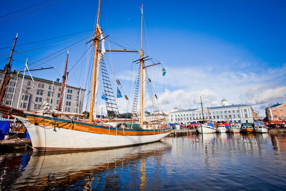 赫尔辛基南码头露天自由市场