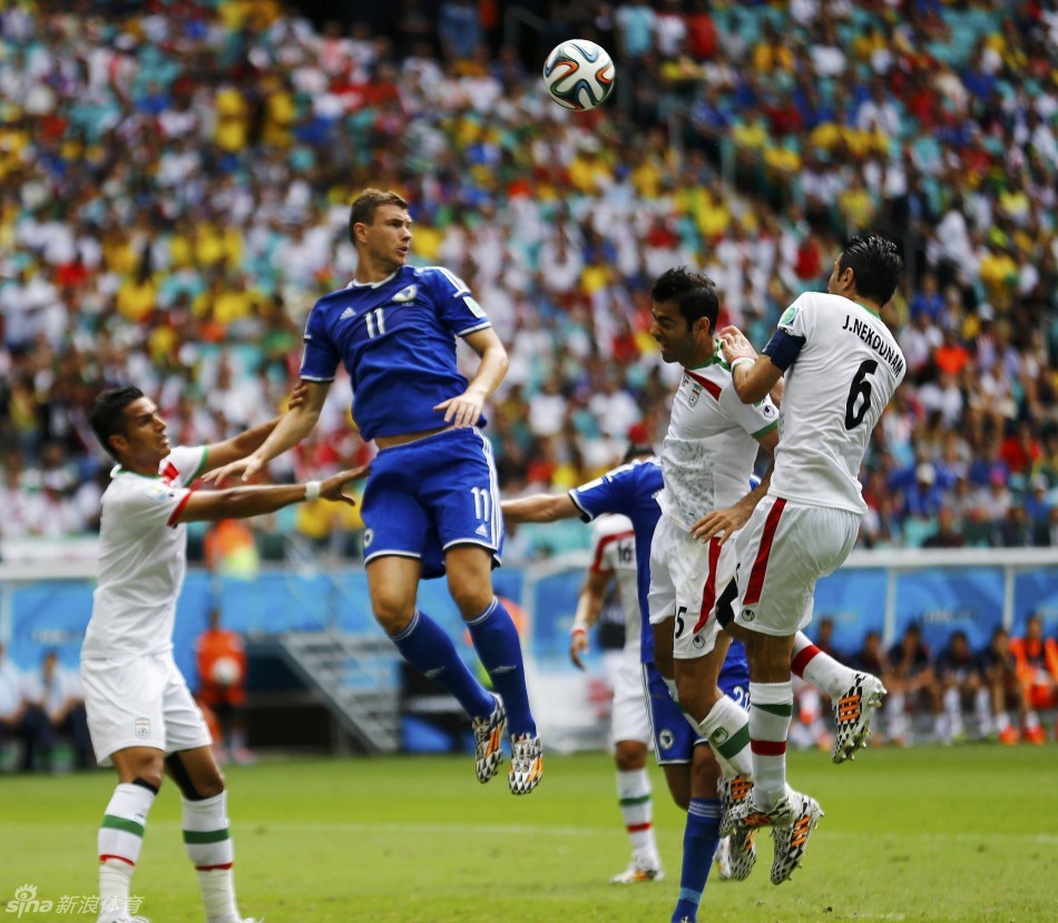 世界杯f组:波黑3-1伊朗