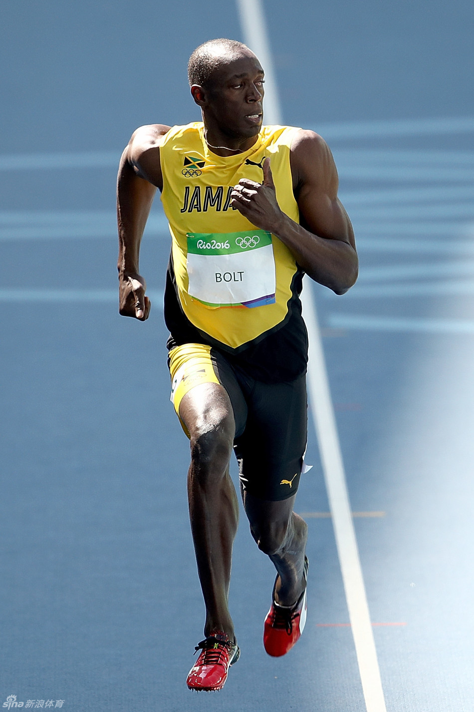 田径男子100米预赛 博尔特出战