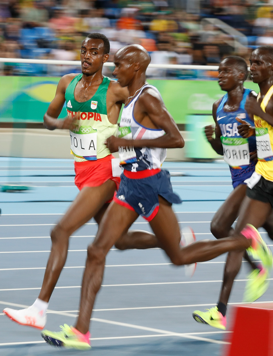 北京时间2016年8月14日,里约奥运会,男子10000米决赛,法拉赫成功卫冕.