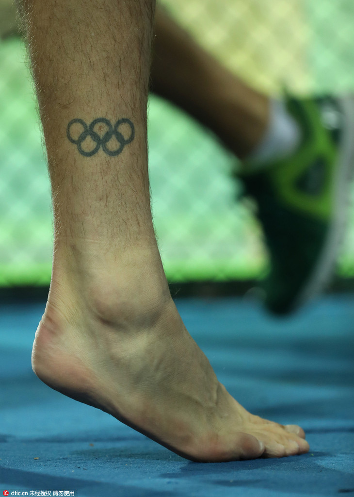 奥运美好肉体碰撞性感纹身