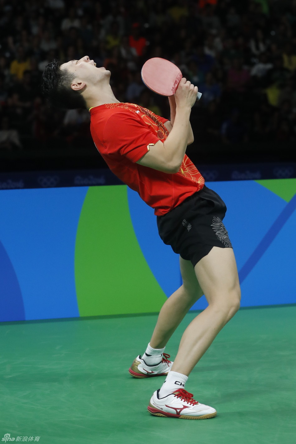 巴西里约,里约奥运会第6日,乒乓球男子单打半决赛马龙4-2击败水谷隼