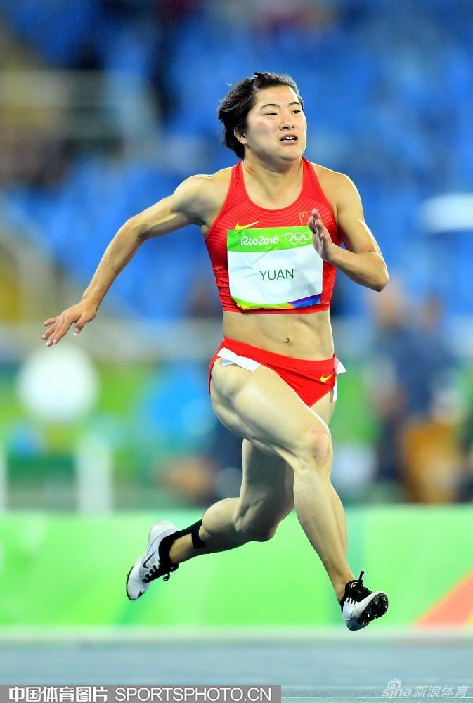 田径女子100米预赛袁琦琦出局_高清图集_新浪奥运_新浪网