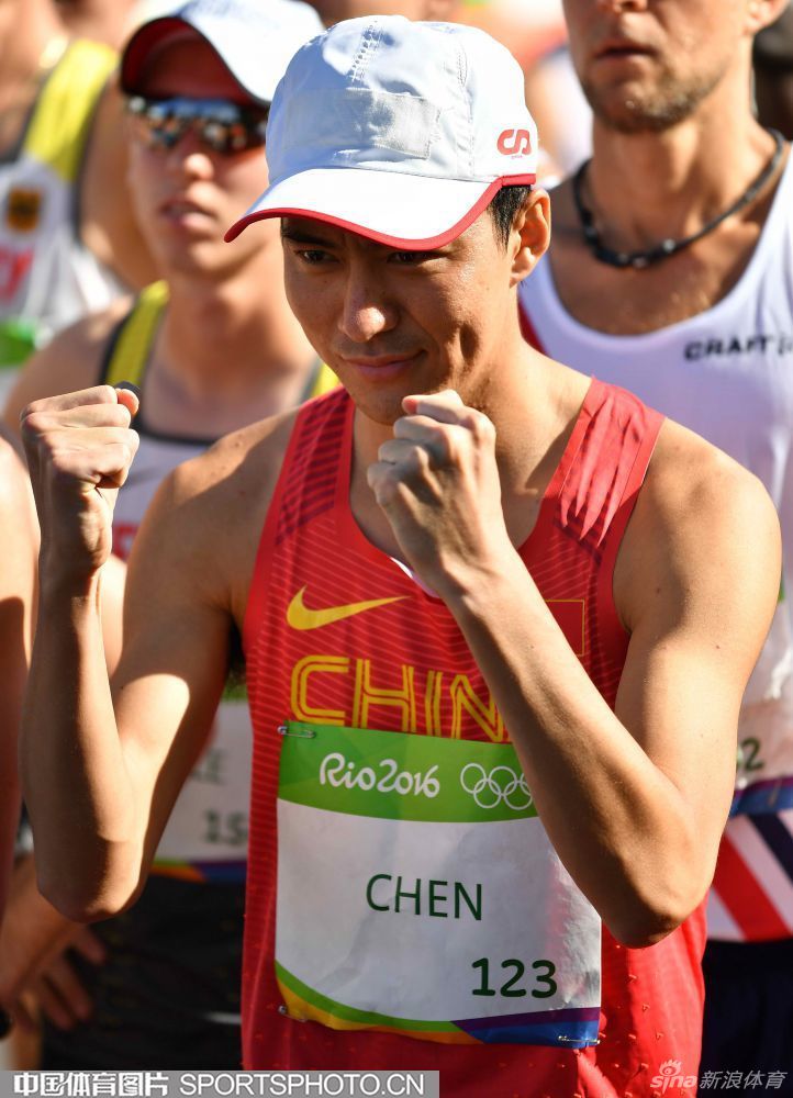 男子20公里竞走王镇夺金_高清图集_新浪奥运_新浪网