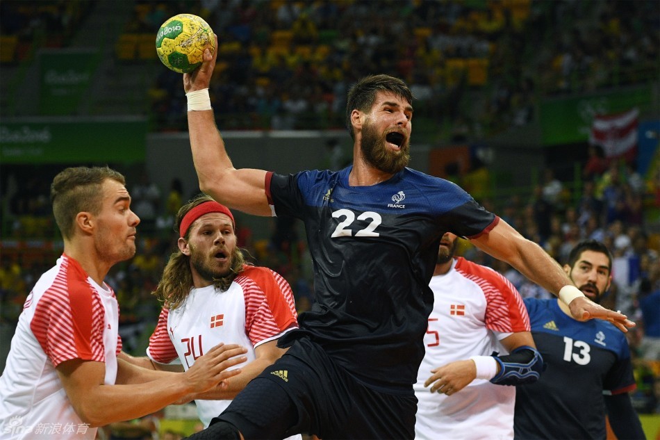 手球男子预选赛 法国vs丹麦