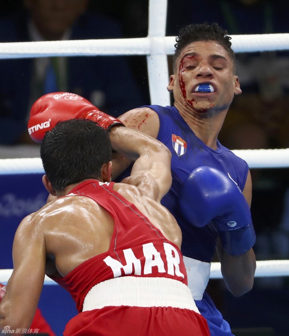 男子52kg级拳击精彩瞬间