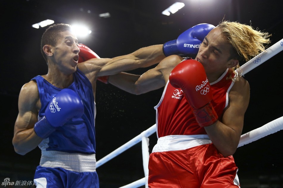 男子52kg级拳击精彩瞬间