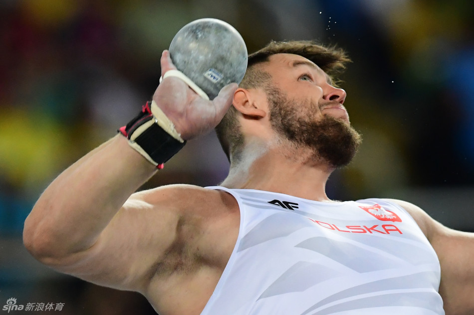 男子铅球美国克鲁斯破奥运会纪录夺冠