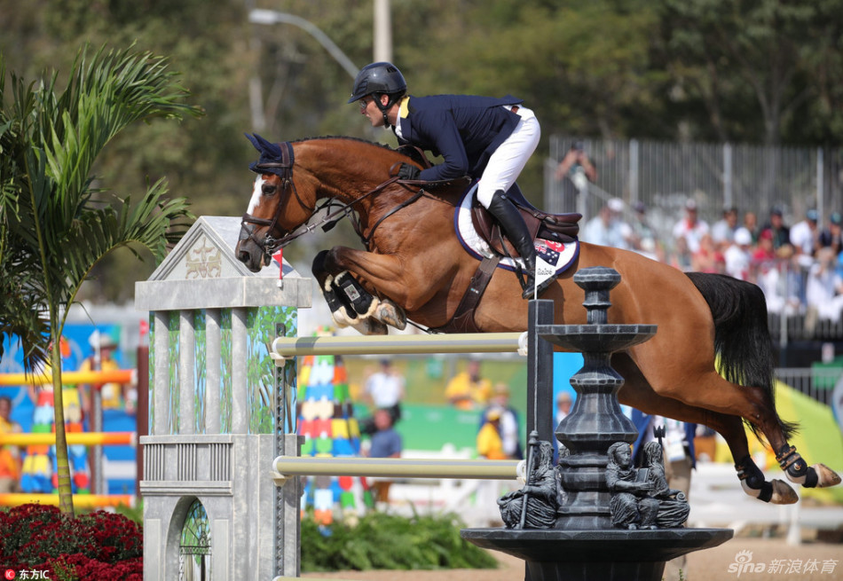 马术个人场地障碍赛英国斯凯尔顿夺冠