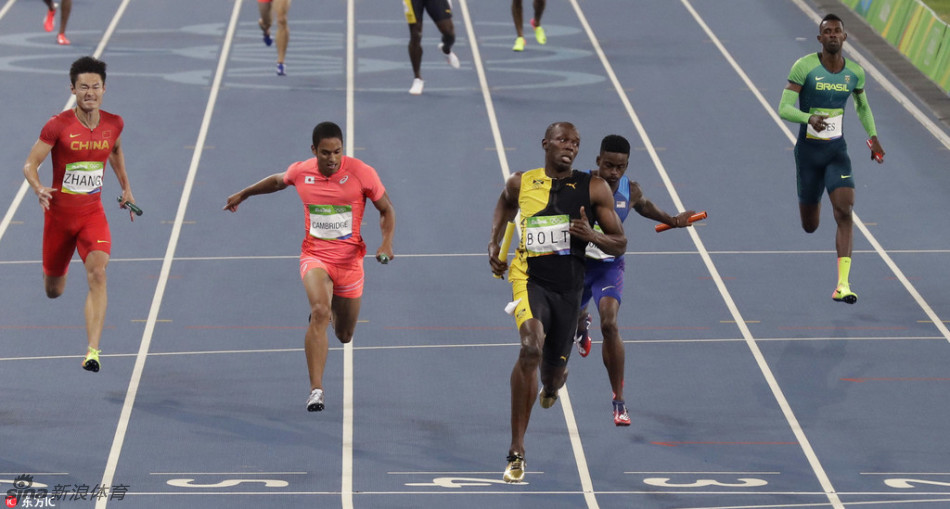 里约奥运会男子4x100米接力牙买加夺冠,美国第三完赛,但之后被判定