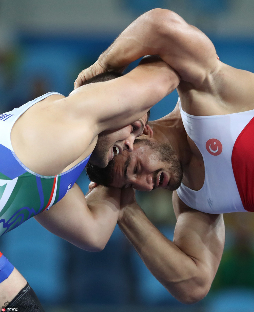 摔跤男自由式125kg土耳其阿克古尔夺冠_高清图集_新浪奥运_新浪网