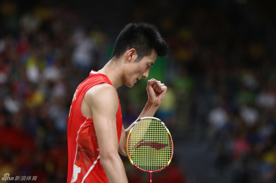 里约奥运会,羽毛球男子单打金牌赛,谌龙2-0李宗伟.