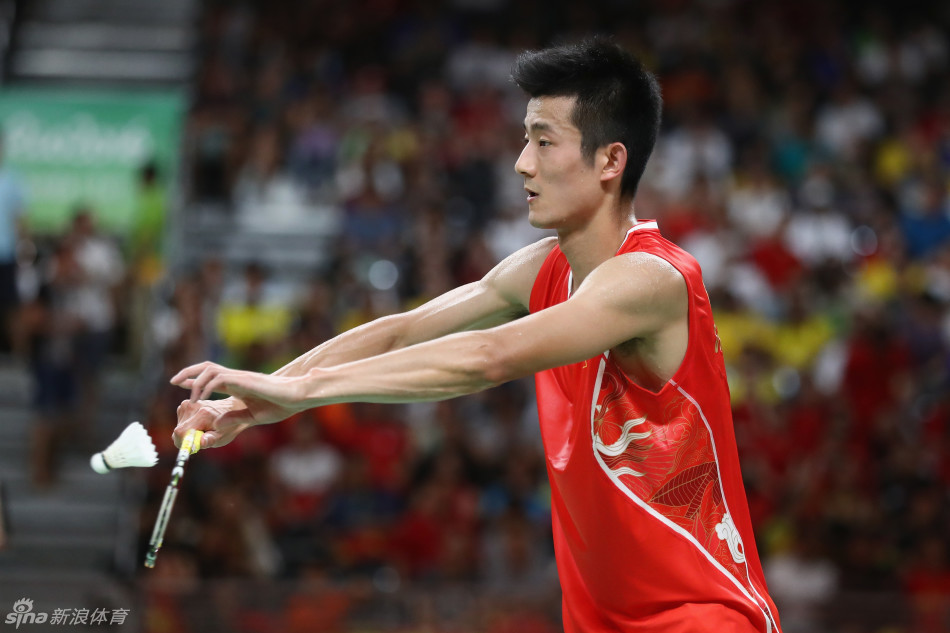 羽毛球男子单打金牌赛 谌龙2-0李宗伟