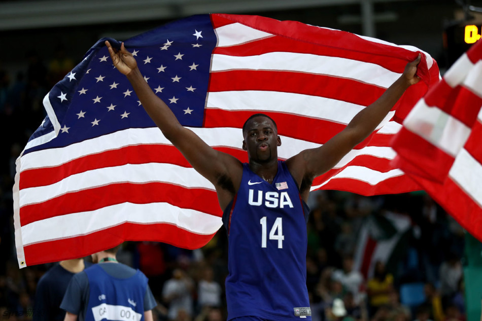 奥运男篮决赛 美国96-66塞尔维亚