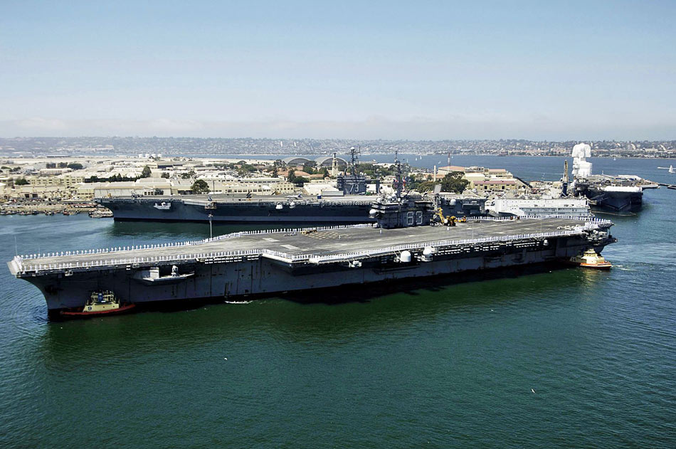 美国海军最后一艘常规航母cv-63小鹰号退役_高清图集_新浪网