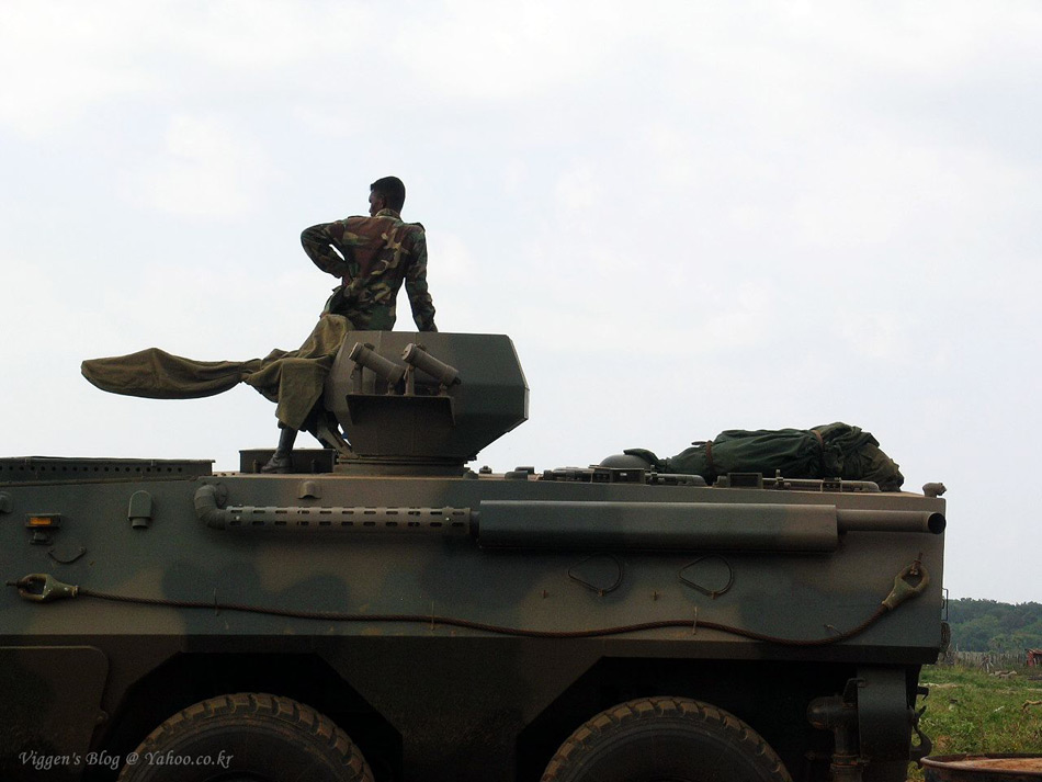 92式战车车顶安装的机枪塔