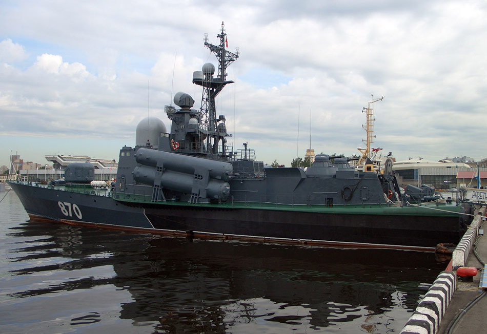 编号870毒蜘蛛级导弹艇