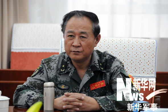 济南军区副参谋长赵立德少将接受新华社记者专访