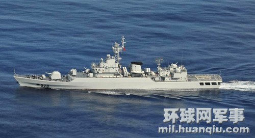 中国海军江卫ii级528绵阳号护卫舰