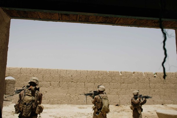 进入塔利班控制区