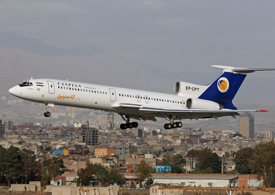 伊朗卡斯皮安航空公司图154m客机
