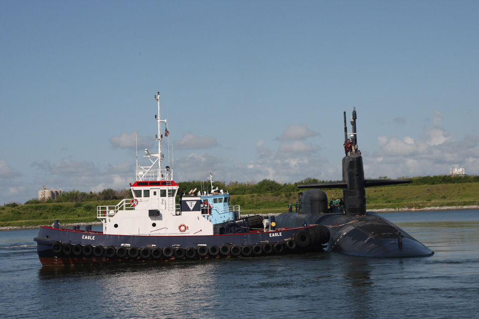 ssgn-729艇身上装有蛙人输送装置