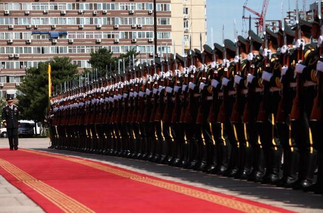 解放军仪仗队礼迎美国陆军总参谋长_高清图集_新浪网