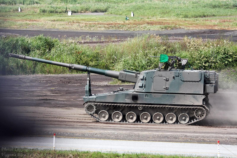 日本出动世界上最昂贵自行火炮参加火力军演_高清图集_新浪网