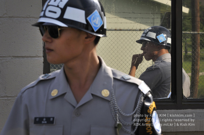 执勤的韩国宪兵