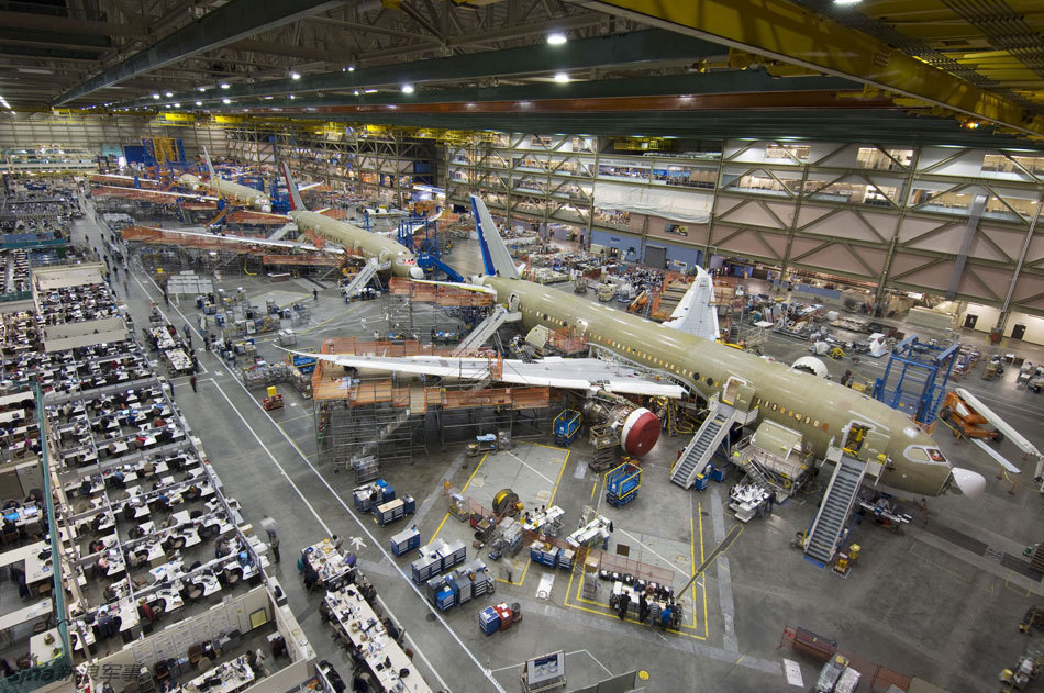 787梦想飞机生产线_新浪图集_新浪网