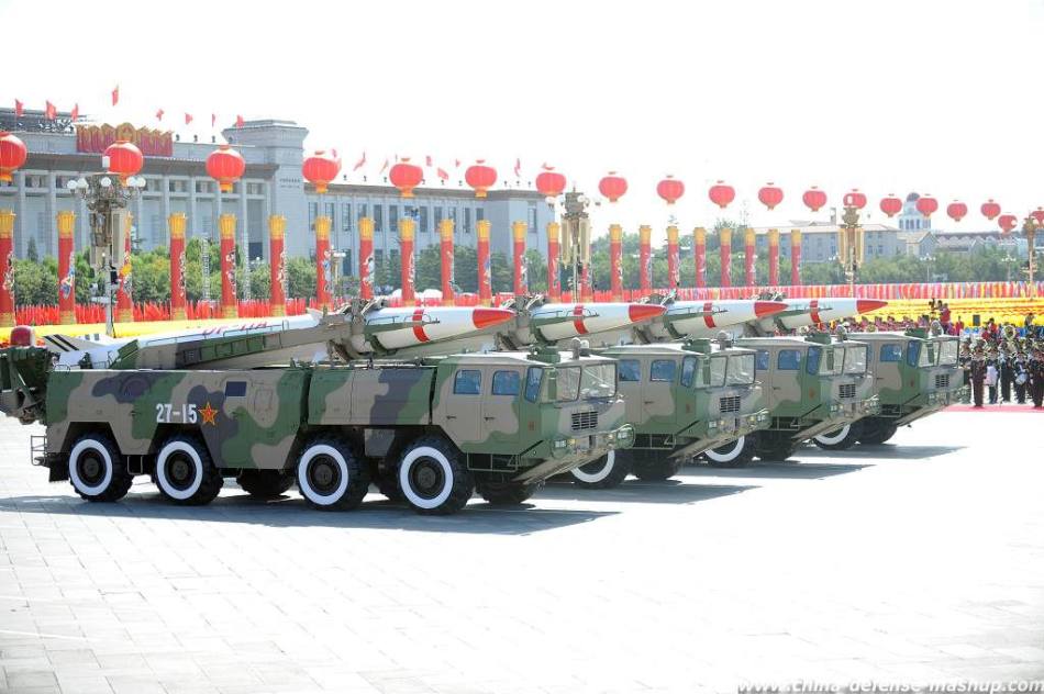 东风11a战术导弹编队