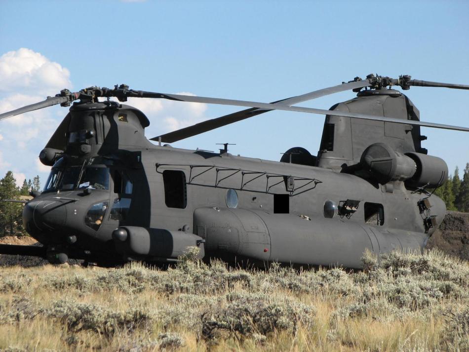 mh-47g专门装备第160特种作战航空团