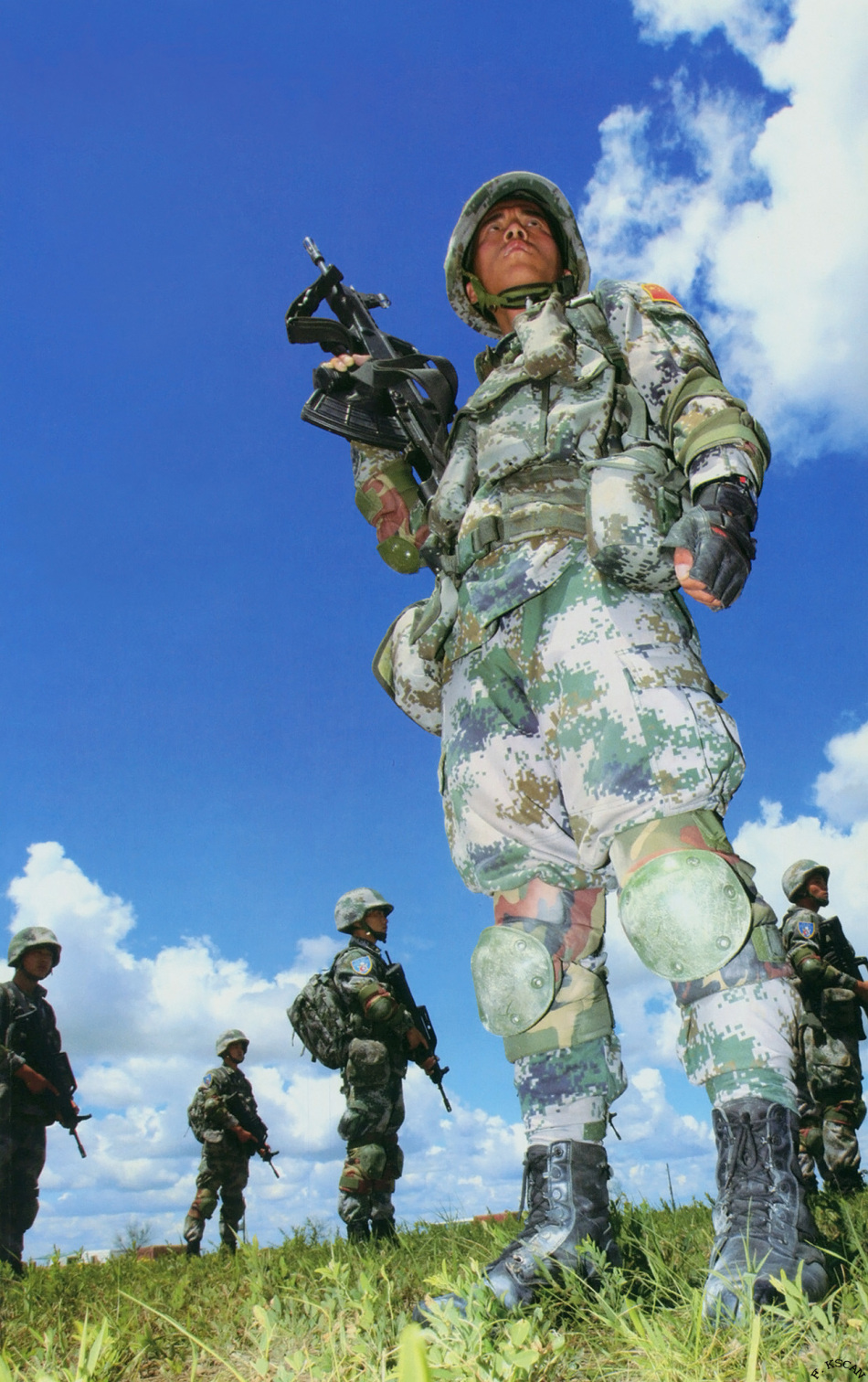 解放军精锐部队士兵