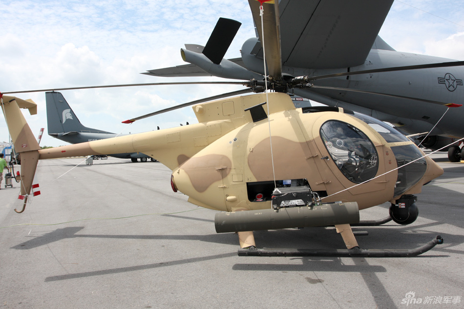 ah-6i轻型攻击直升机,美陆军编号为ah-6,eh-6和mh-6.
