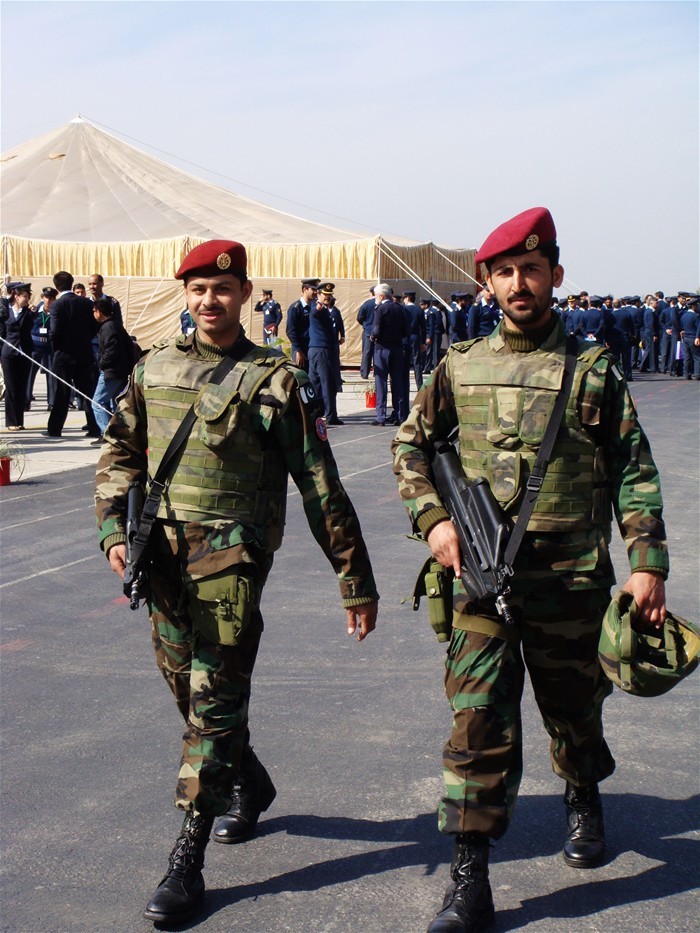 负责成立仪式保卫工作的巴基斯坦特种部队