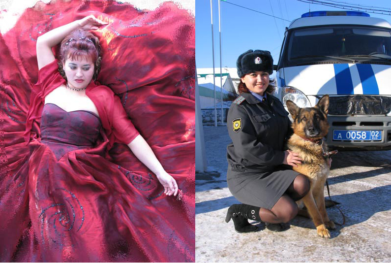俄罗斯女警察提供个人写真照片参加内部选美[图集]