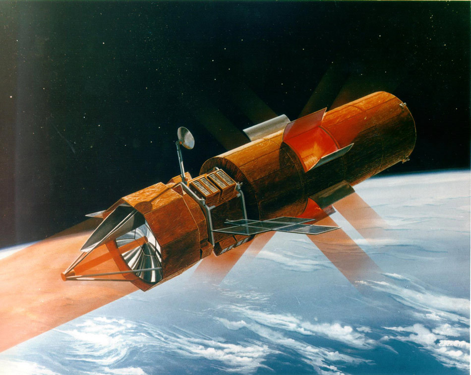 美国太空定向能武器攻击效果图