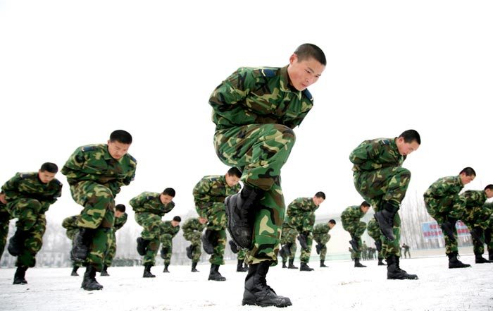 解放军日常训练精彩镜头_新浪图片
