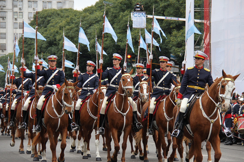 阿根廷阅兵图片