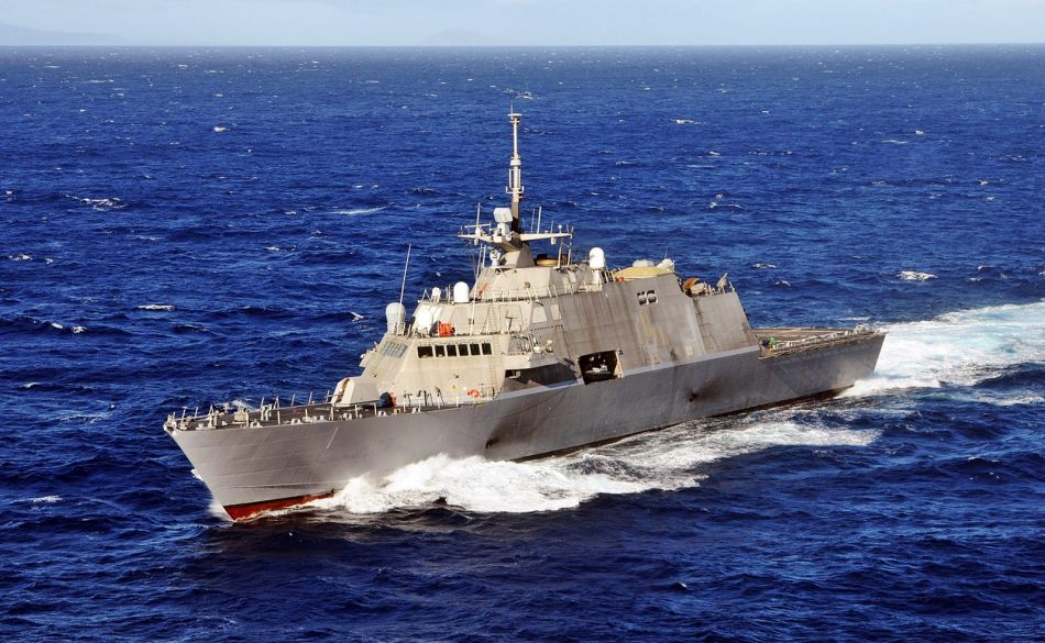 参加环太平洋军演的lcs-1自由号近海战斗舰