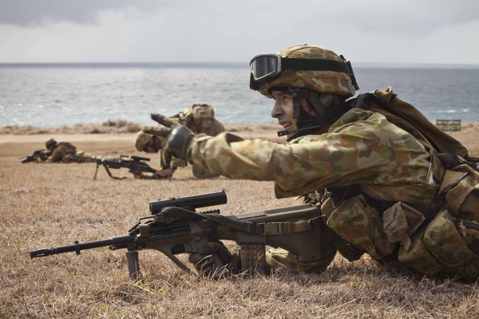 澳美海军陆战队举行联合抢滩登陆实战演习_高清图集_新浪网