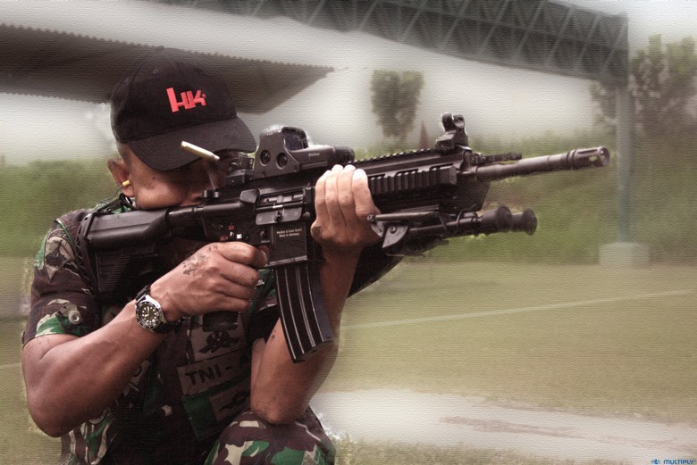 德制hk416/417自动步枪特种兵最喜欢兵器