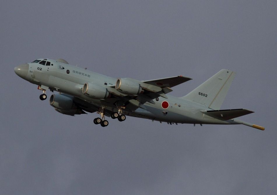 日本国产p-1新型反潜侦察机