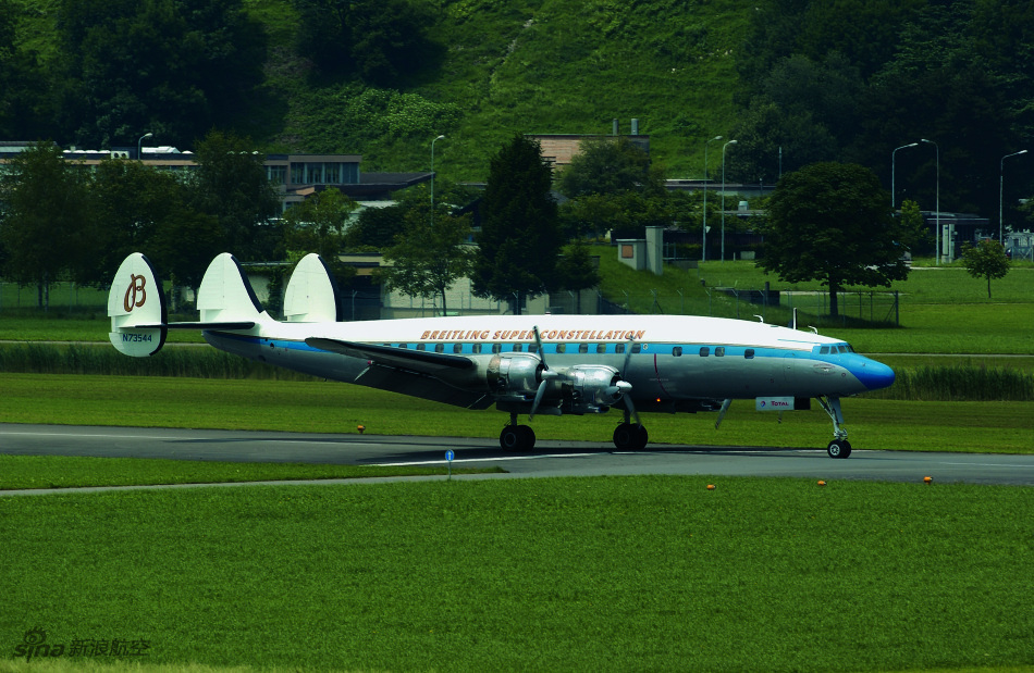 百年灵超级星座客机:洛克希德l-1049超级星座客机_高清图集_新浪网