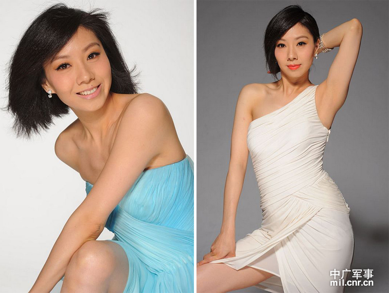 空政文工团独唱演员东晓在基层受追捧人气极好_高清图集_新浪网