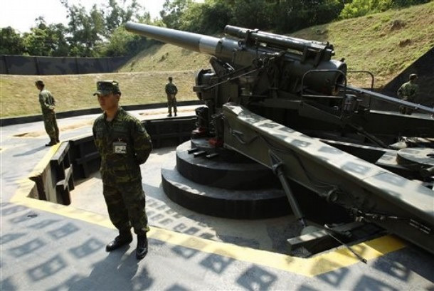 炮位设置比较隐蔽