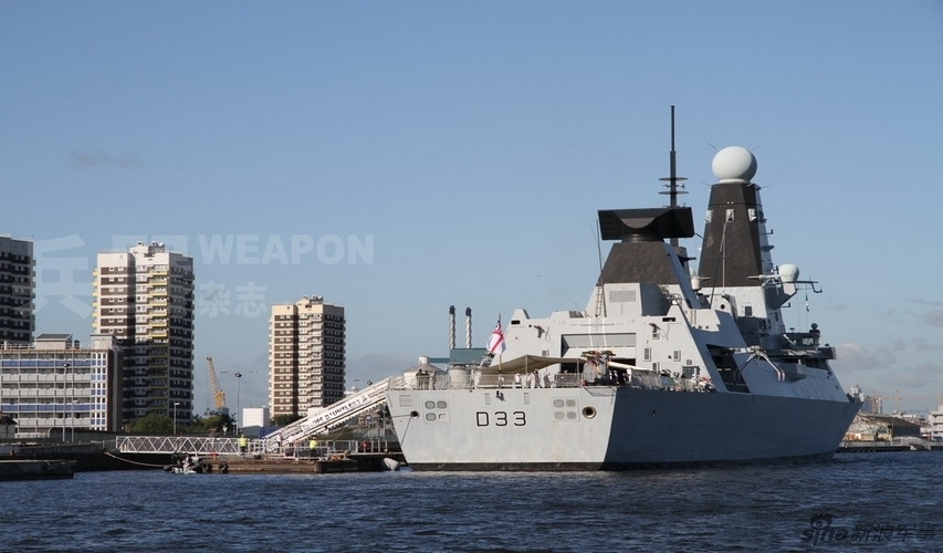 登上英国海军45型d33号驱逐舰参观_高清图集_新浪网