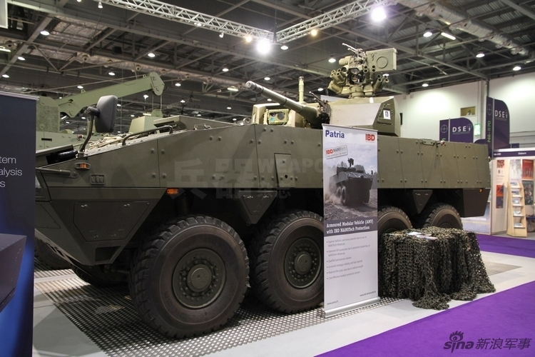 德国kmw公司野狗高机动装甲车展示悬挂系统_高清图集_新浪网