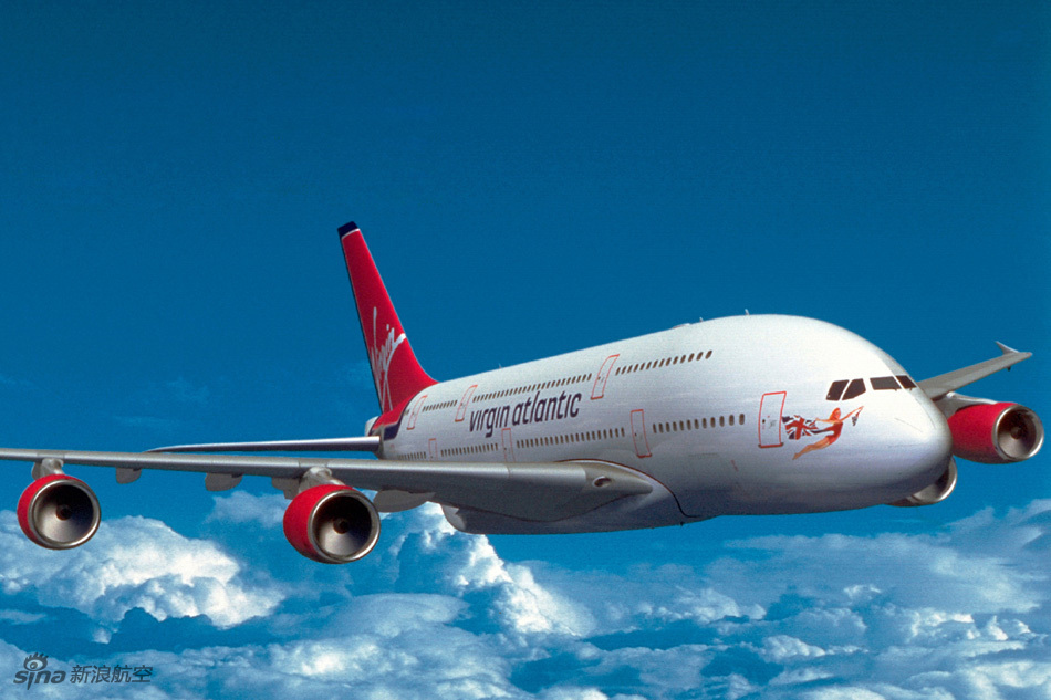 各航空公司空客a380飞机_高清图集_新浪网