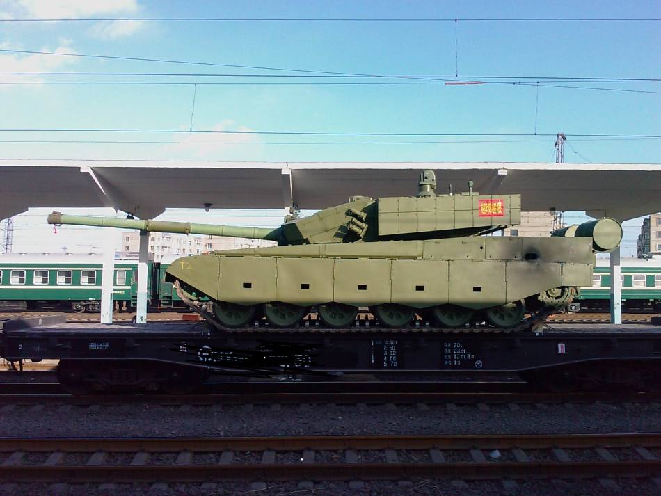 网传:我军最新型99式深度改进型坦克成批亮相